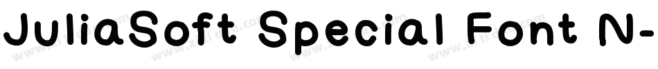 JuliaSoft Special Font N字体转换